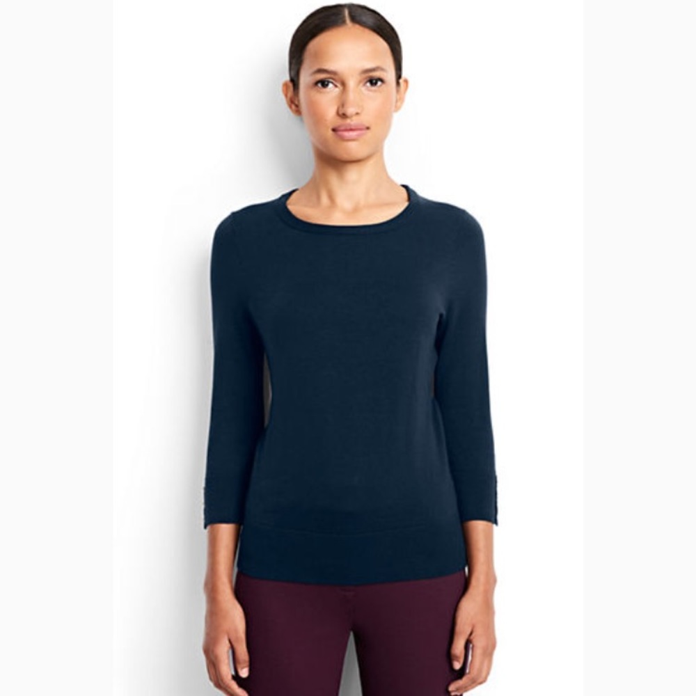 🎉 4 FOR $20 🎉 Lands End Supima Cotton Sweater